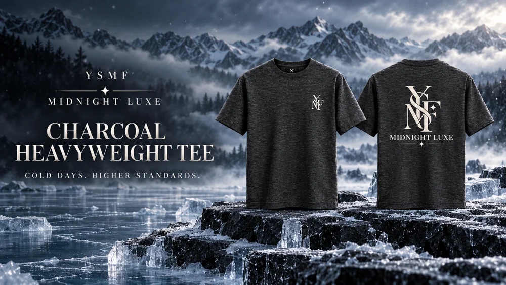 Charcoal Heavyweight Tee winter campaign preview