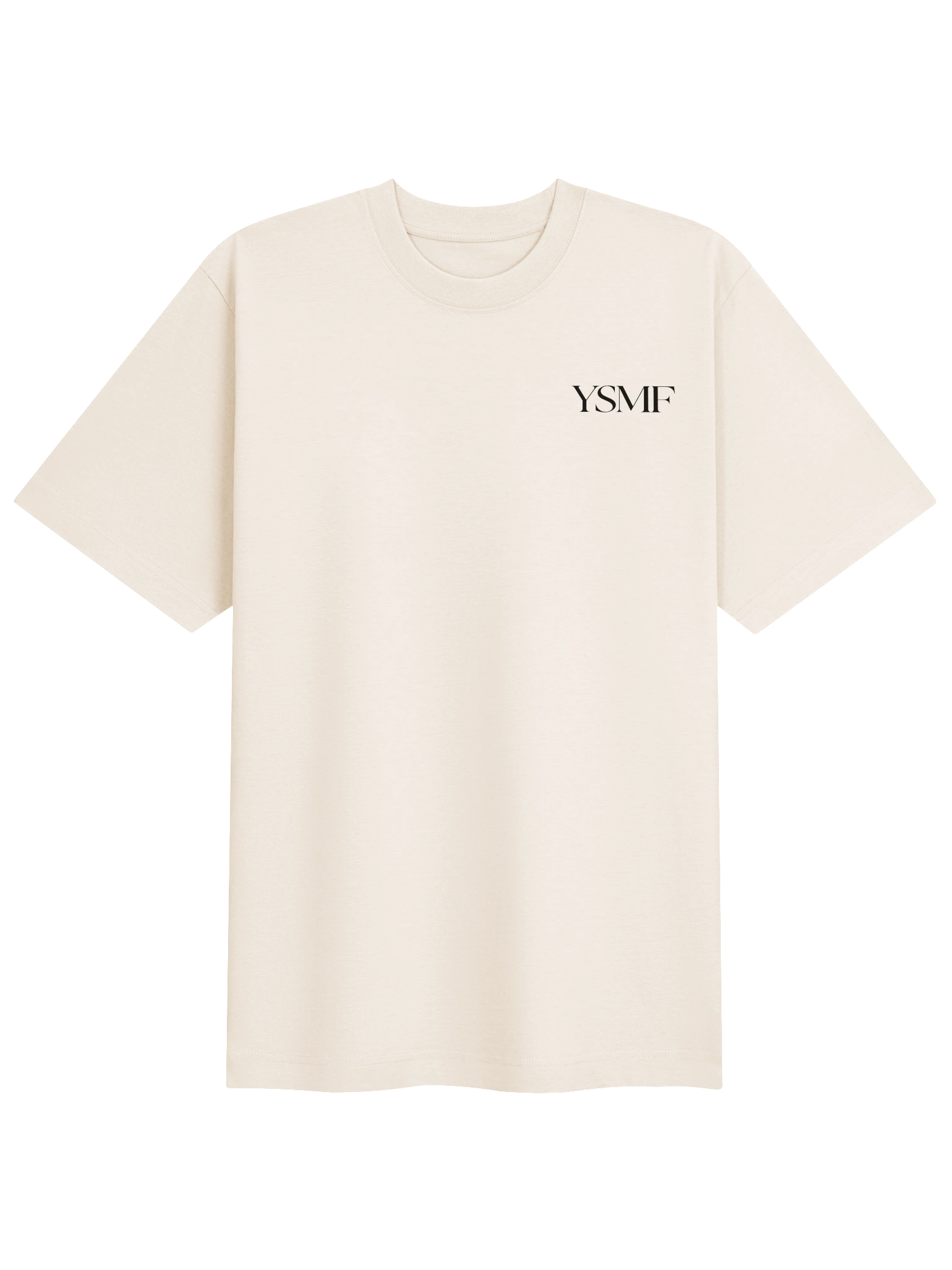 Cream YSMF t-shirt